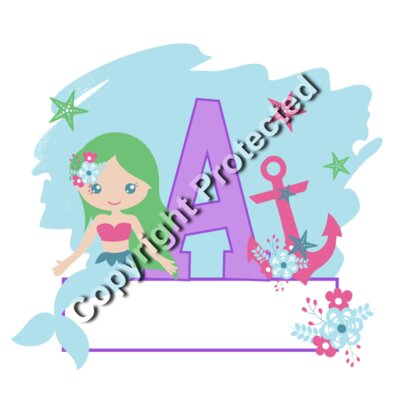 mermaid alpha green hair 01 Thumbnail