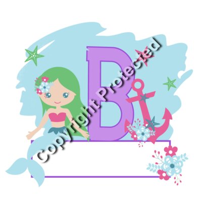 mermaid alpha green hair 02 Thumbnail