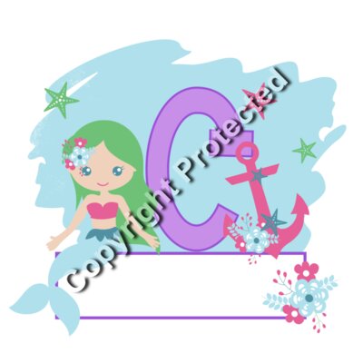 mermaid alpha green hair 03 Thumbnail