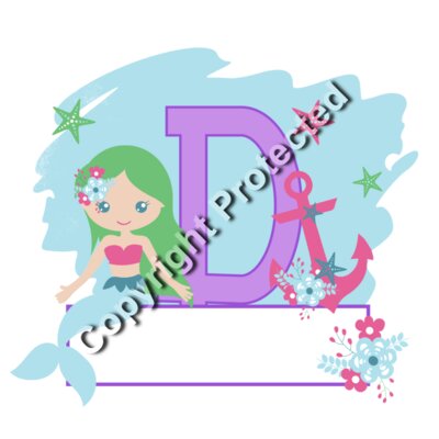mermaid alpha green hair 04 Thumbnail