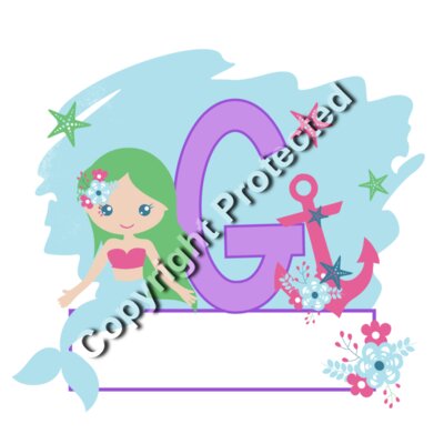 mermaid alpha green hair 07 Thumbnail