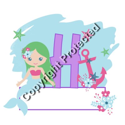 mermaid alpha green hair 08 Thumbnail