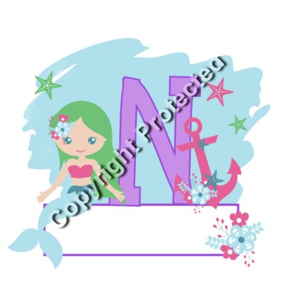 mermaid alpha green hair 14 Thumbnail