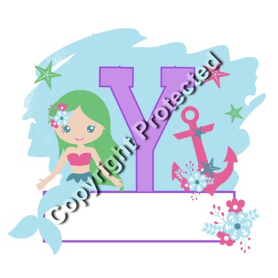 mermaid alpha green hair 25 Thumbnail