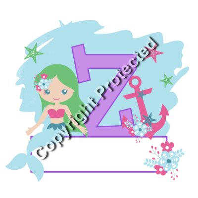 mermaid alpha green hair 26 Thumbnail