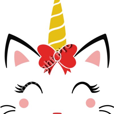 Caticorn with bow Thumbnail
