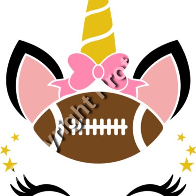 Unicorn Head Football Thumbnail