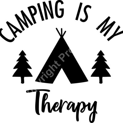 camping is my therapy Thumbnail