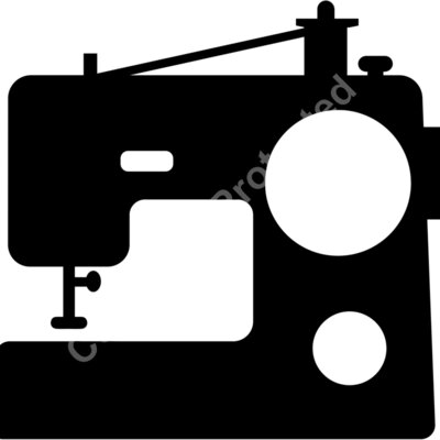 sewing machine circle monogram Thumbnail