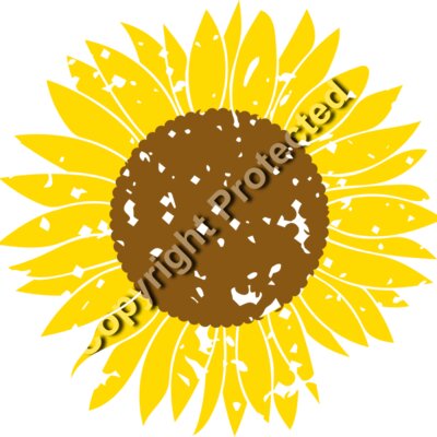 distressed sunflower Thumbnail