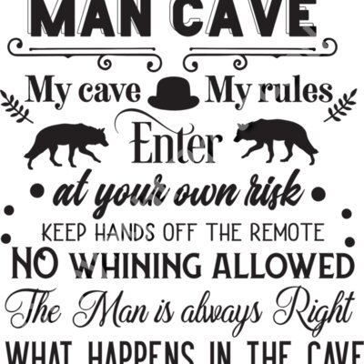 Man Cave Sign Thumbnail