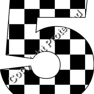 checkered numbers  6  Thumbnail