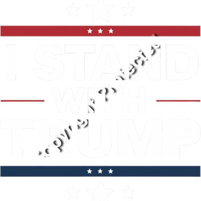 trump 2024 i stand with trump political support design Thumbnail