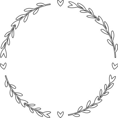 Floral Wreath Frame Thumbnail