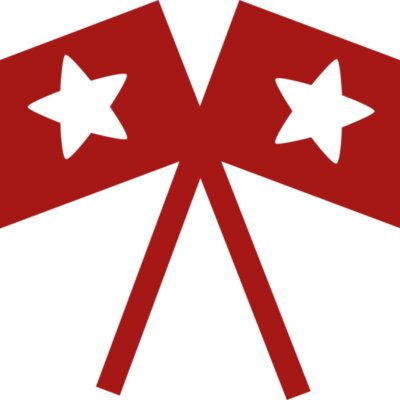 Crossed Patriotic Flags Thumbnail