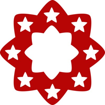 Patriotic Star Rosette Thumbnail