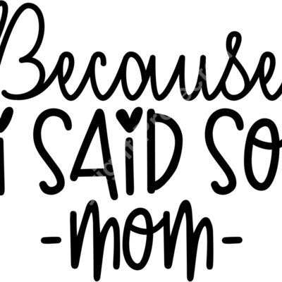 M58 Because I Said Thumbnail