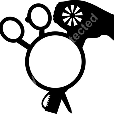 circle scissors and dryer Thumbnail