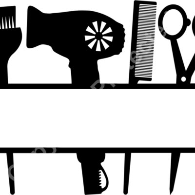 swirl hairdresser split monogram frame 2 Thumbnail