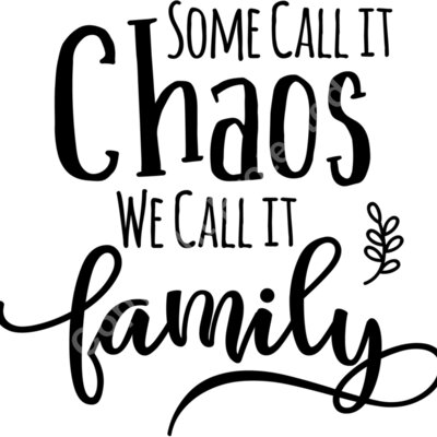 Some Call it Chaos We Call it Family Thumbnail