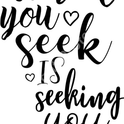 what you seek is seeking you 01 Thumbnail