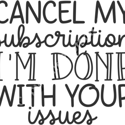 Cancel my subscription Thumbnail