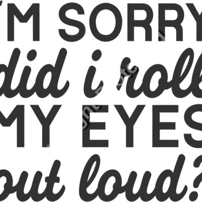 Did I roll my eyes Thumbnail