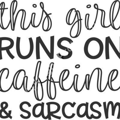 this girl runs on caffeine Thumbnail