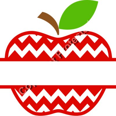 Chevron apple monogram Thumbnail
