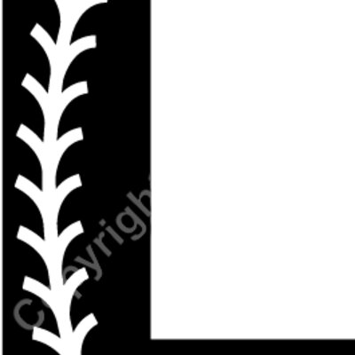 Baseball Alphabet L right Thumbnail