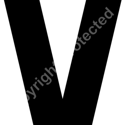 Baseball Alphabet V center Thumbnail