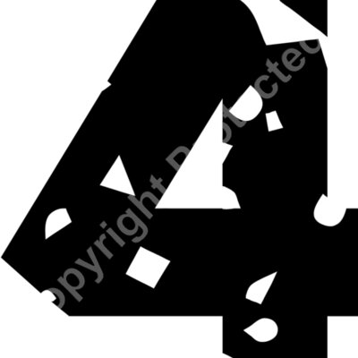 distressed numbers  5  Thumbnail