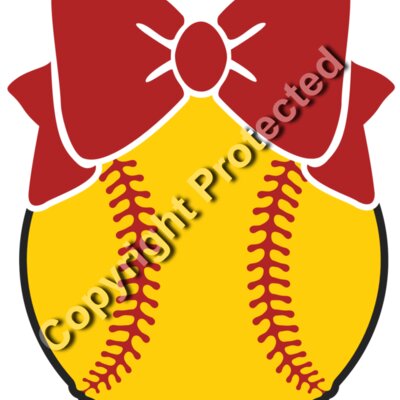 Softball with Bow Thumbnail