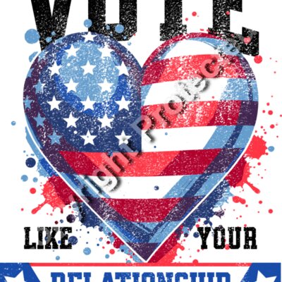 American heart graphic with stars and stripes  political theme  Kamala Harris 2024 support  amer Thumbnail