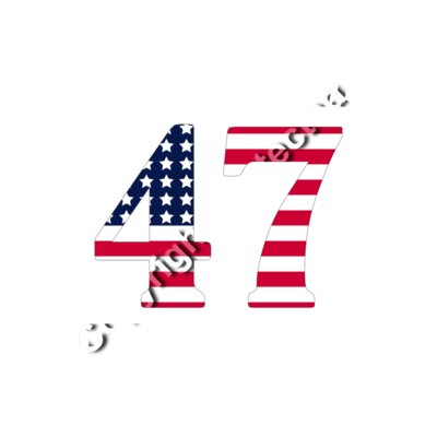 kamala harris 2024 campaign american flag design 47 Thumbnail