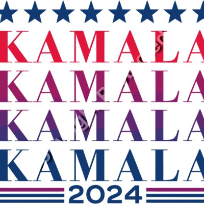 kamala harris 2024 campaign sign red blue stars text jpg Thumbnail