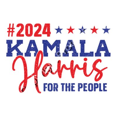 Kamala Harris 2024 election campaign slogan with bold text and stars  red and blue colors   kama Thumbnail