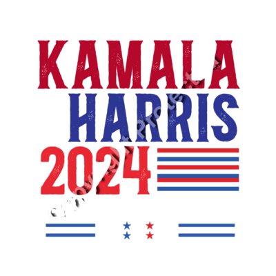 kamala harris 2024 finish the job election theme graphic Thumbnail