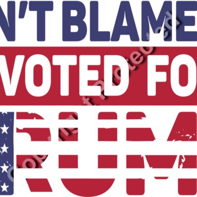 dont blame me i voted for trump political message 2024 election Thumbnail