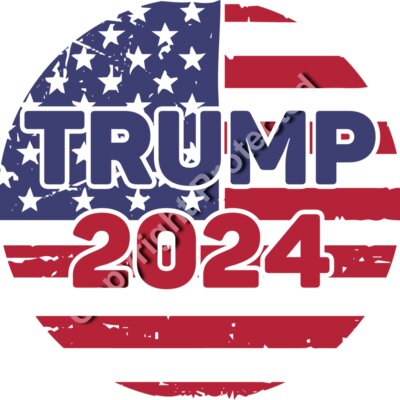 trump 2024 american flag patriotic emblem Thumbnail