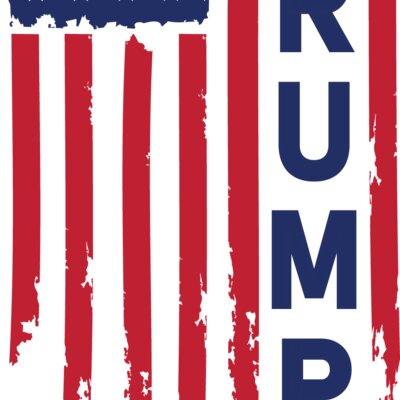 trump 2024 american flag red white blue patriotic graphic Thumbnail