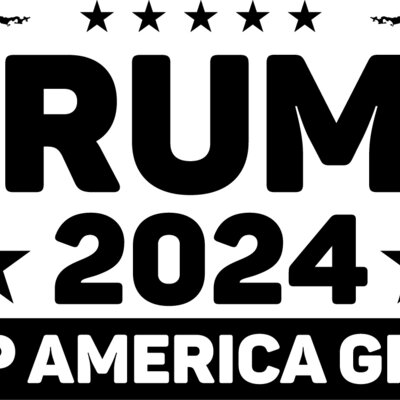 trump 2024 campaign political icon silhouette emblem Thumbnail