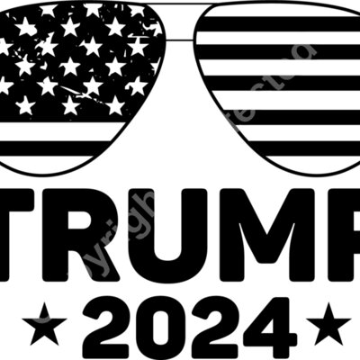 Trump 2024 election campaign icon featuring a stylized eagle  Thumbnail