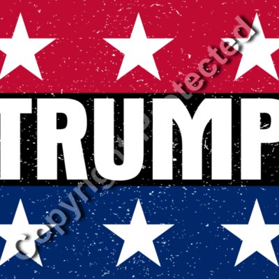 trump 2024 election patriotic stars stripes america themebanner design Thumbnail