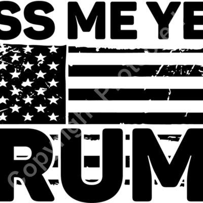 trump 2024 election theme graphic illustration black and white Thumbnail