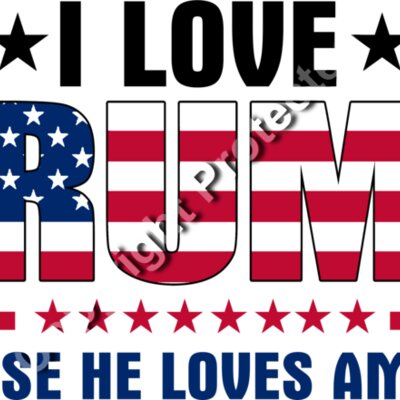 Trump 2024 patriotic slogan graphic red white blue stars stripes Thumbnail